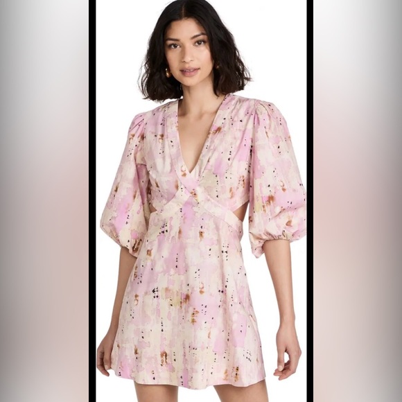 Alexis Dresses & Skirts - RARE Alexis Linea Cutout Dress in Rainwater Quartz Pink Mini Dress
